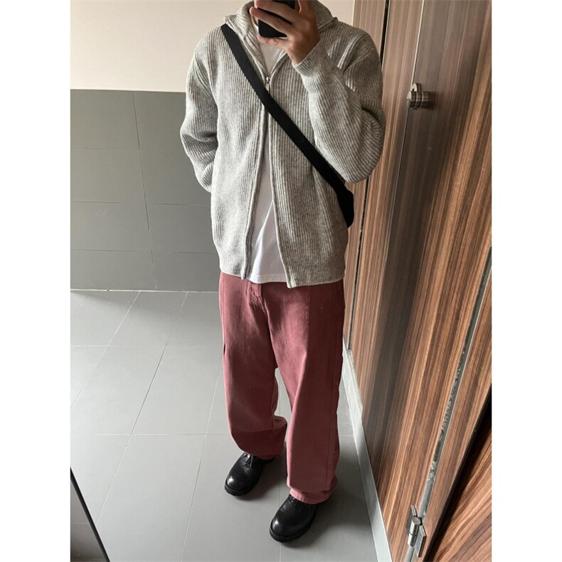 【有货】cleanfit立领拉链开衫毛衣外套男款针织衫M5653LL-特P55,男装针织衫/毛衣,星座1007（原301D）