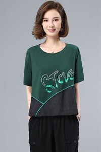 2021夏装新款韩版短袖女上衣新品修身T恤时尚图片