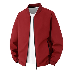 1018-JK738-P28新品户外防风防泼水大码夹克外套男秋季棒球服夹克图片