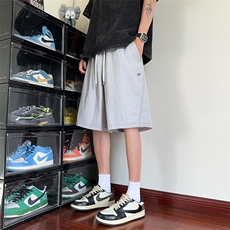 夏季新款短裤男宽松刺绣休闲裤缉明线五分裤子DK621-P30控48，男装牛仔裤，星座209-2