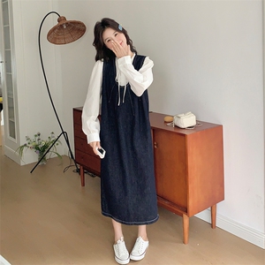 简约甜美牛仔套装ZB285-1908-单背带裙P110-K170套装P155-K228图片