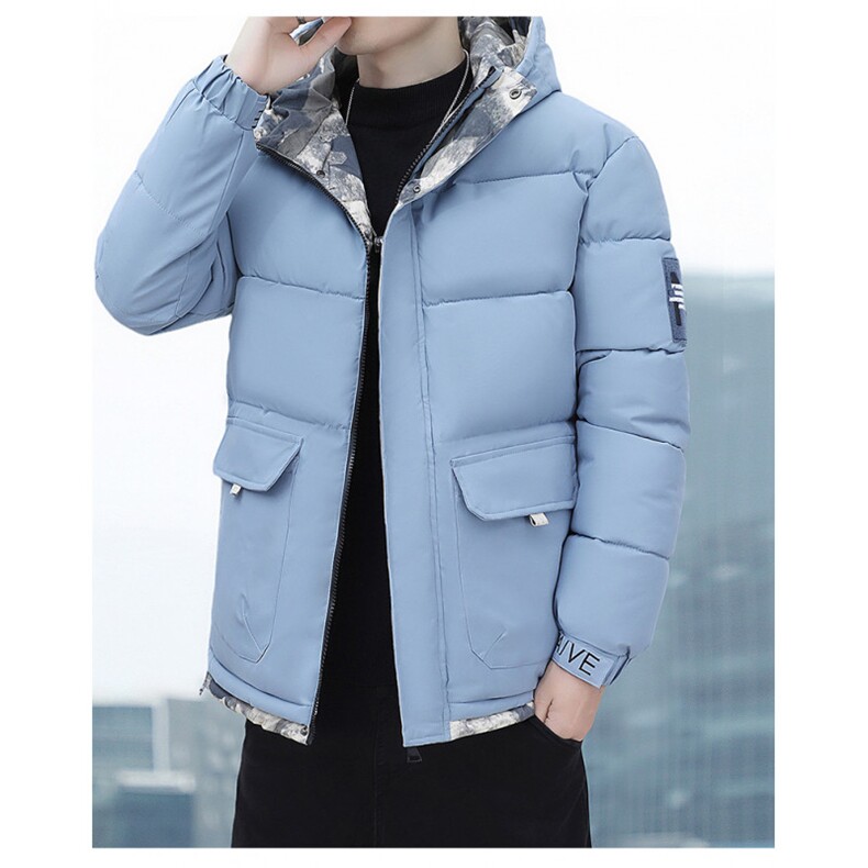 羽绒棉服男士冬季潮牌加厚保暖工装棉袄子防寒棉衣冬天面包服外套,男装棉衣,星座1013