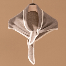 2025年秋季时尚百搭通勤简约休闲三角巾，围巾，臻歆羊绒