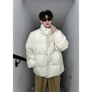 405A  美式高街个性金属设计假两件pu皮棉服   MY24925-P155控188图片