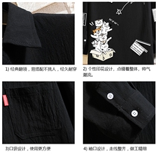 QC58115-P45亚七分袖衬衫男大码五分袖衬衣男短袖，男装衬衫，电商A040A