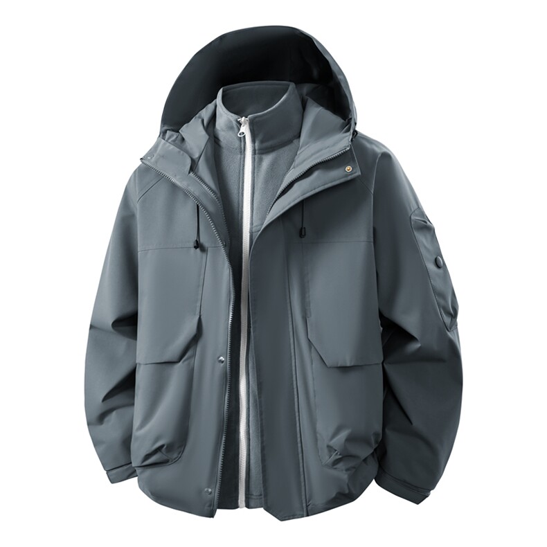 三合一直播品质2025秋季软壳户外休闲夹克冲锋衣外套2388A-95，男装夹克，星座1402-1