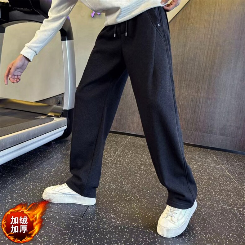 B340K512常规P68控98加绒P78控108店主风小伙风潮牌加绒卫裤男,男装休闲裤,电商B340