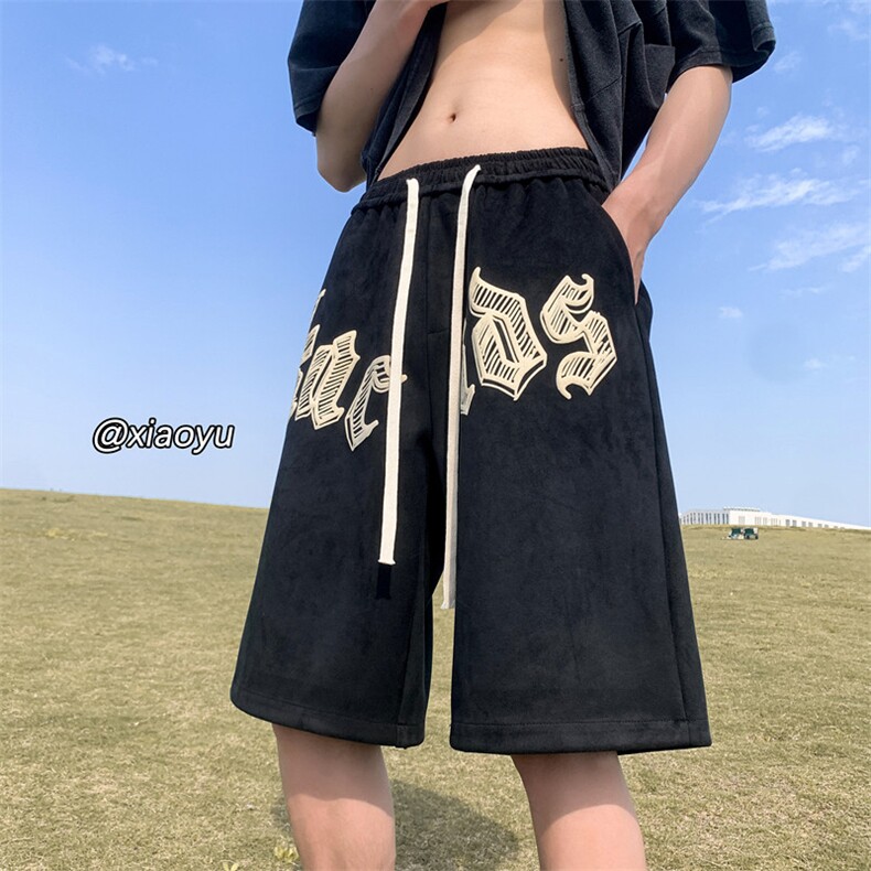 XZ616夏季新款麂皮绒发泡短裤休闲裤TY849P45控55，男装牛仔裤，星座512A（原616）