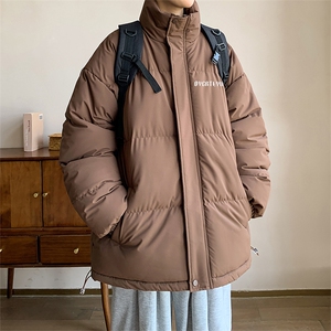 棉衣男冬季新款港风宽松立领羽绒棉加厚棉服MF600-P58(现货图片