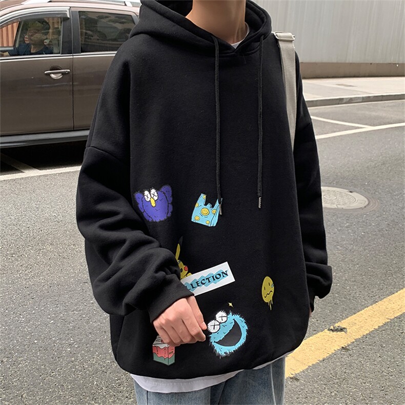 A040-WY2079-P40连帽卫衣男加肥加大码胖子棒球服外套,男装卫衣,电商A040