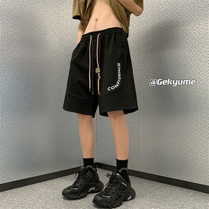 8XL-M特大码菠萝格运动短裤男夏印花篮球裤休闲五分裤DK1519P35