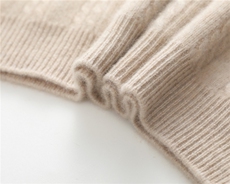 2025百搭时尚简约双扭花拉链开衫，女装羊绒衫，巾兮羊绒