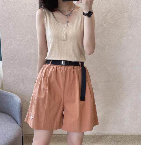 背心短裤夏天，女装背心吊带，迈赫俪