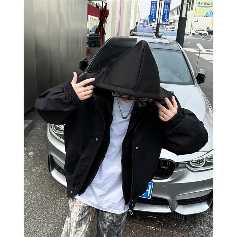 春季潮牌连帽工装夹克冲锋衣外套男潮流帅气休闲上衣JK09348-P108,男装夹克,星座308B-1