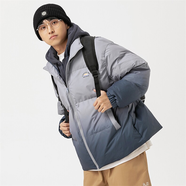 2026冬季新款男日系潮牌渐变连帽宽松休闲棉服加厚外套MY366-F188,男装棉衣,电商A101（原外27）