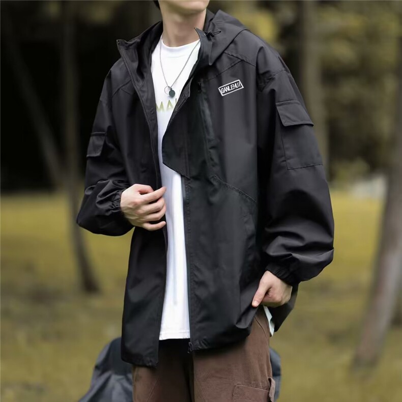 新款美式机能冲锋衣男秋冬季登山服防水夹克外套男装外套CF12-P63,男装夹克,星座1008