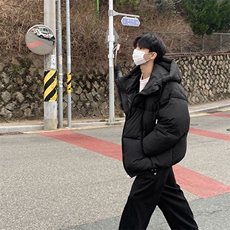 816B-WT030-P118韩保暖棉衣纯色宽松冬装面包服棉袄外套，男装棉衣，星座816B