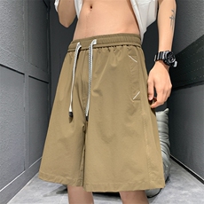 新款工装短裤男潮牌ins休闲裤宽松大码中裤五分裤D0608-P43，男装牛仔裤，星座308B-2