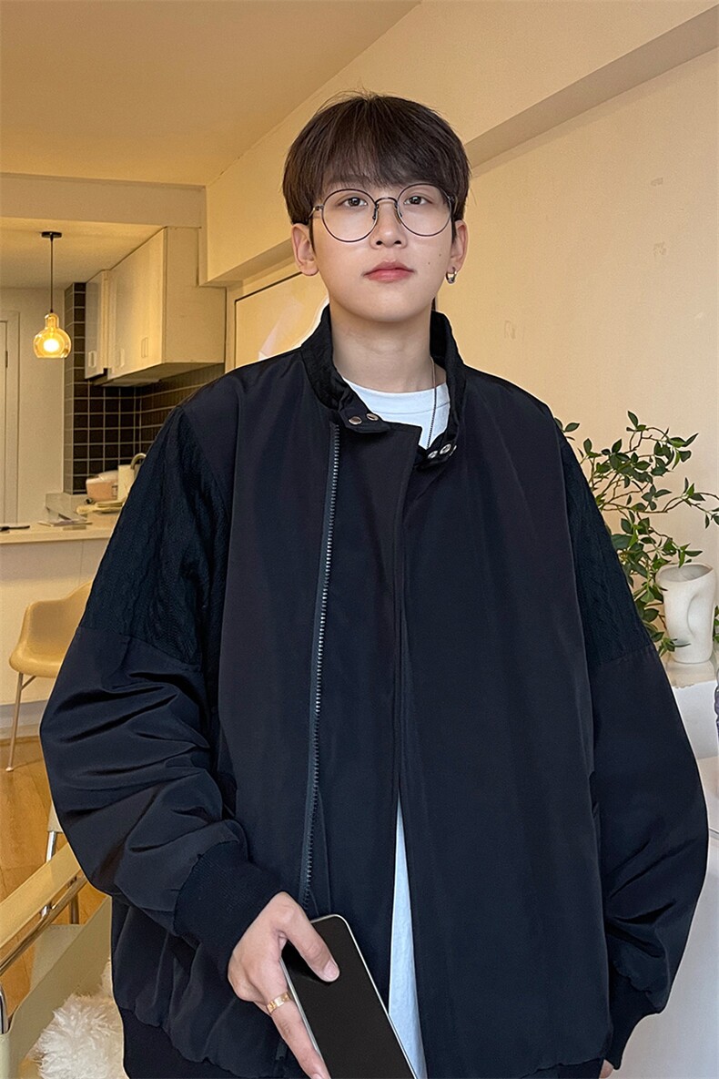 抖音直播！垫肩阿尔法飞行员夹克男XH35-70,男装夹克,电商B367