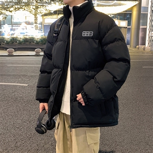 已注册港风直播抖音得物高品质宽松男加厚撞色棉衣外套M1402P68图片