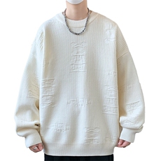 84758-P60秋冬新款休闲毛衣男长袖针织衫立体熊潮牌打底衫，男装针织衫/毛衣，电商D310B