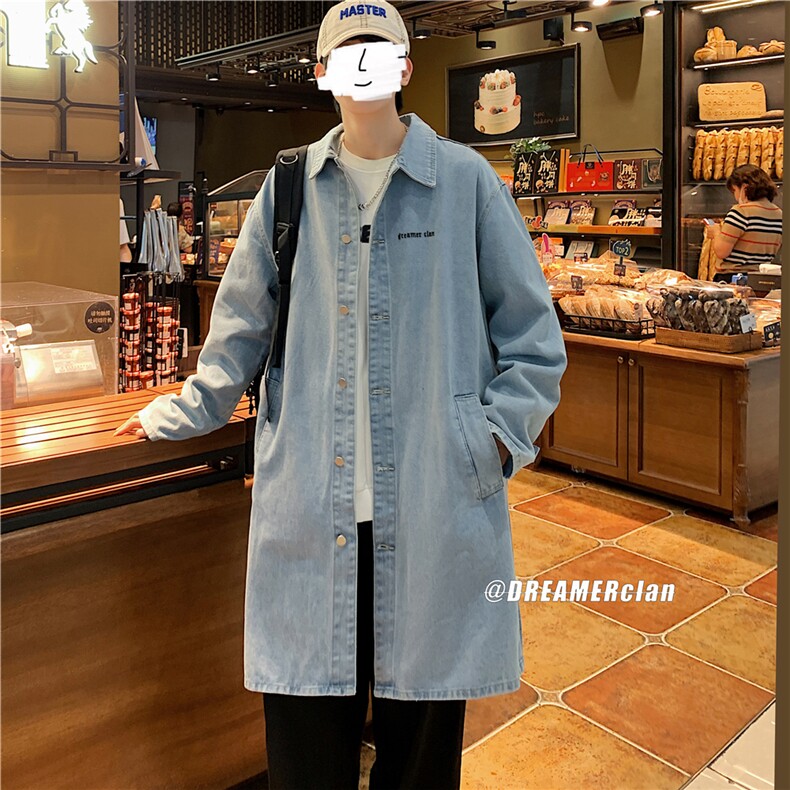 FY678-P78-控108M-5XL现货风衣长款大码宽松过膝大衣，男装风衣，星座116