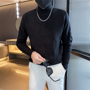 秋冬男士圆领提花针织衫休闲百搭打底衫DS-C208-8894-特P48控69.9图片