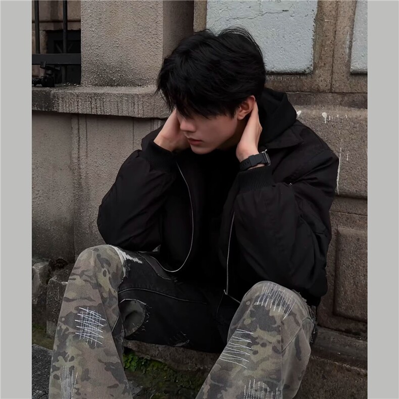 JK711-尺码M-3XL-P45现货!美式飞行员夹克工装外套高短款棒球服,男装夹克,星座1811B