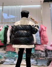 现货，拼接羽绒服，女装羽绒服，笛菲