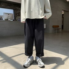 工装裤男ins潮牌宽松痞帅直筒裤子韩版潮流百搭休闲长裤K9186-p28图片