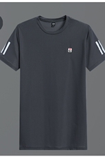 男大码运动短袖T恤弹力网眼透气5032-1_T83(L-X4LP405XL-9XLP45，男装T恤，星座1516-1