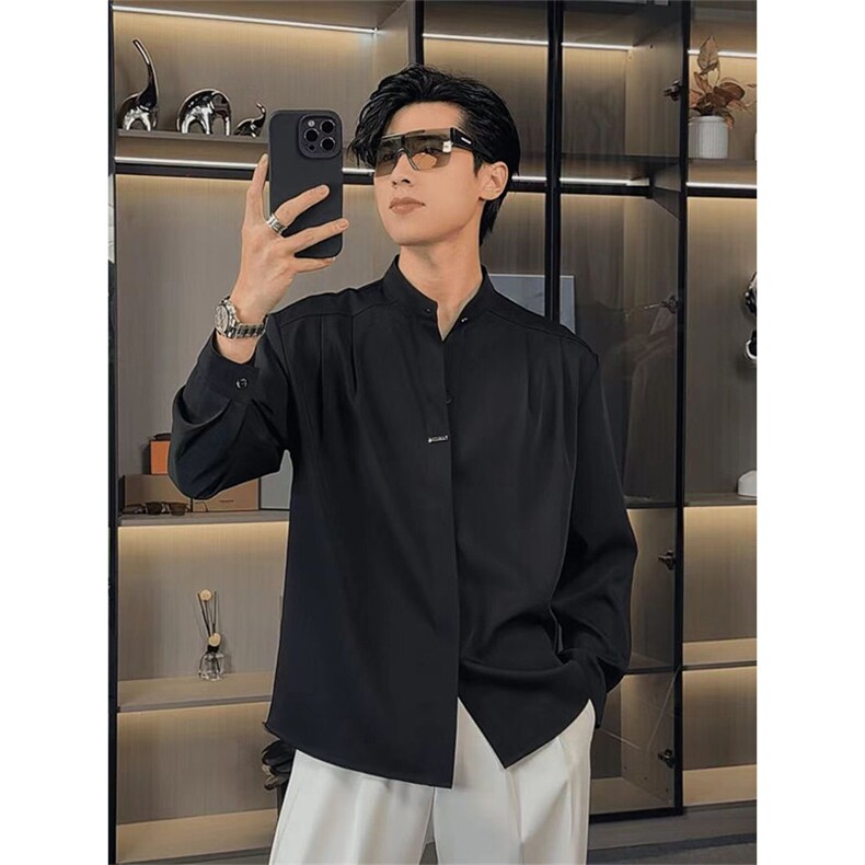 网图慎用~百象服饰直播长袖衬衫T7708/P50,男装夹克,电商B331