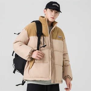 冬季字母贴标加厚棉衣男青年棉服潮流情侣款棉袄A266-WMY8623-P75图片
