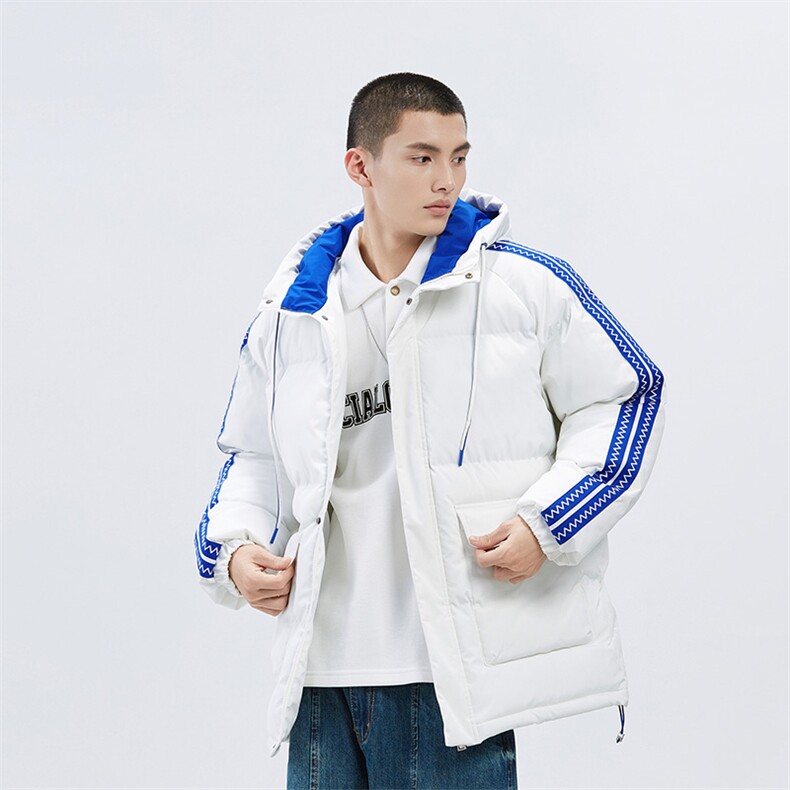 潮牌无影墙新款织带连帽棉服潮流保暖棉衣M086-P95控139,男装棉衣,星座717