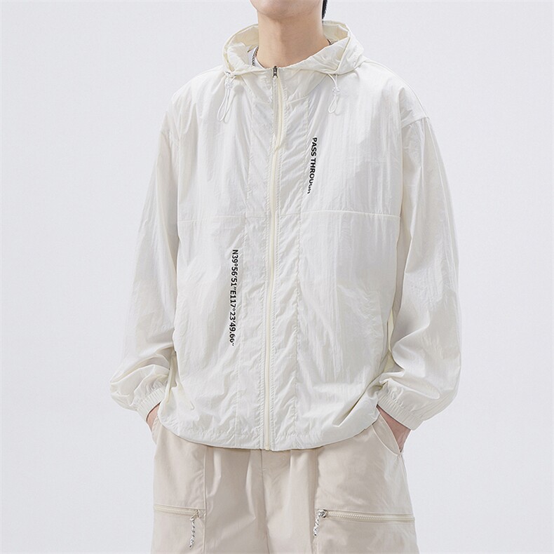 F720P55防晒指数50+薄款宽松大码港风防晒衣夹克皮肤衣，男装防晒衣，星座1204-3