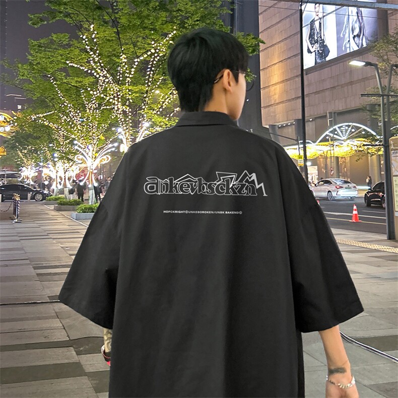 量大优供视频冰丝短袖衬衫男DS187-特P25,男装衬衫,电商B367