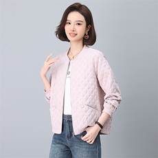 减龄polo外套女春款宽松短款小个子休闲开衫上衣Y15439，女装短外套，雪樱依海