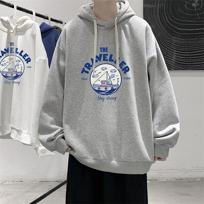 连帽卫衣男大码胖子帽衫大号运动服WY2410-P35,男装卫衣,电商A040