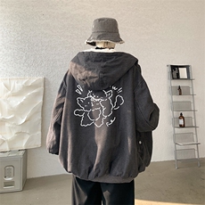 控价158牛仔棉衣男大码加绒羊羔绒牛仔棉服男棉袄NM53427-P140，男装棉衣，电商A040