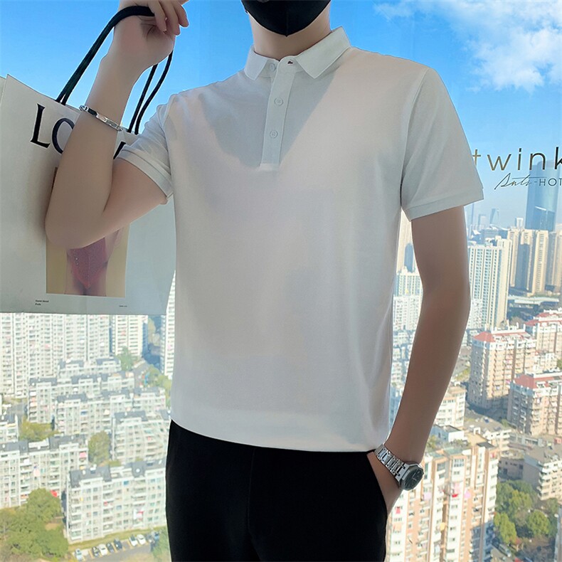 TX02-特P38男T恤夏季短袖半袖新款上衣夏装半截袖POLO衫-1白控58，男装T恤，电商D327