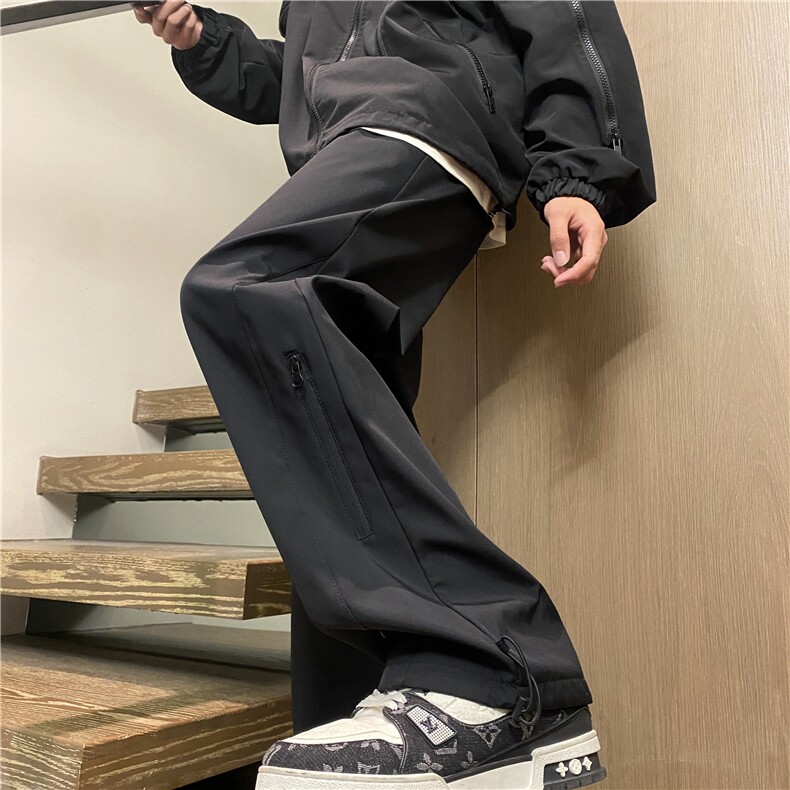 抖音品质冬季新款INS防水拉链加绒冲锋裤B315-K23521JR-特p35控68,男装休闲裤,电商B315