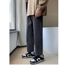直筒九分牛仔裤慕拉酷秋季新款无品牌流行慵懒日系XXQ02，男装牛仔裤，星座208-5