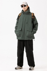 秋季户外连帽夹克男外套男女同款DSA157B-JK7811-P75，男装夹克，电商A157B
