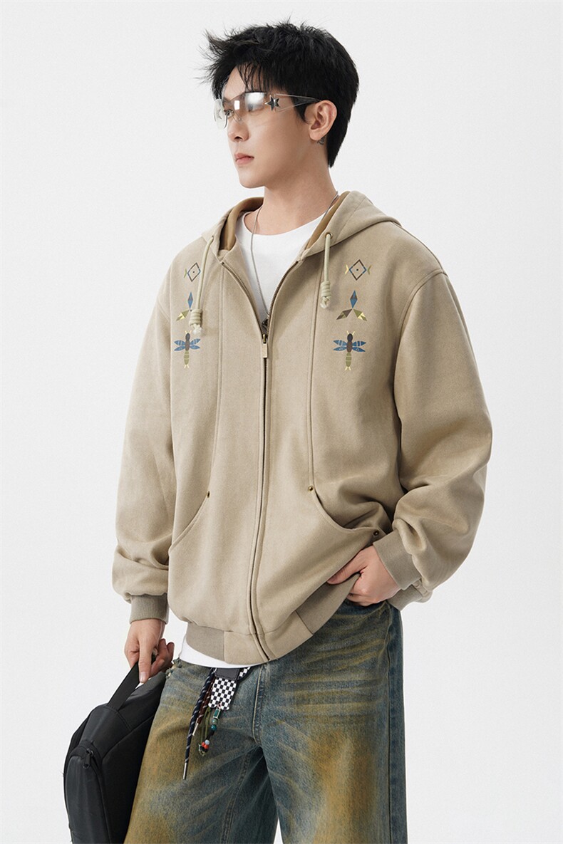 8XL-M特大码秋冬机能夹克外套冲锋衣百搭潮休闲宽松户外WY24P78,男装夹克,电商D206-1