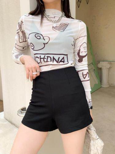 涂鸦打底衫时髦洋气，女装，Queena PHoebe