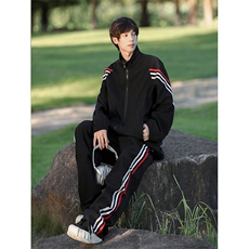 已下单TZ760-特批75控128高品质织带大码运动两件装立领外套，女装短外套，电商A059