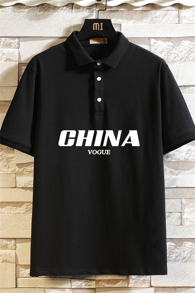 PL57001-P35翻领短袖polo衫男大码胖子半袖t恤男有领保罗衫,男装Polo衫,电商A040A