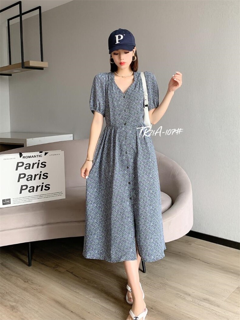 现货，碎花连衣裙，女装连衣裙，斯瑞威