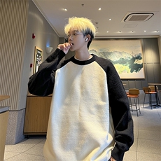 B351P48秋冬男装休闲时尚毛衣打底衫慵懒风男装线衣，男装T恤，星座512-6