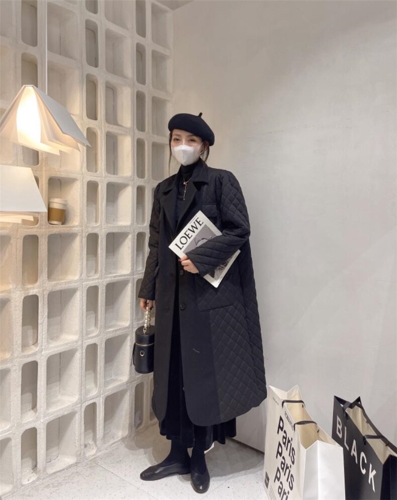 冬季设计款?拼接尼料外套,女装其它,U·M